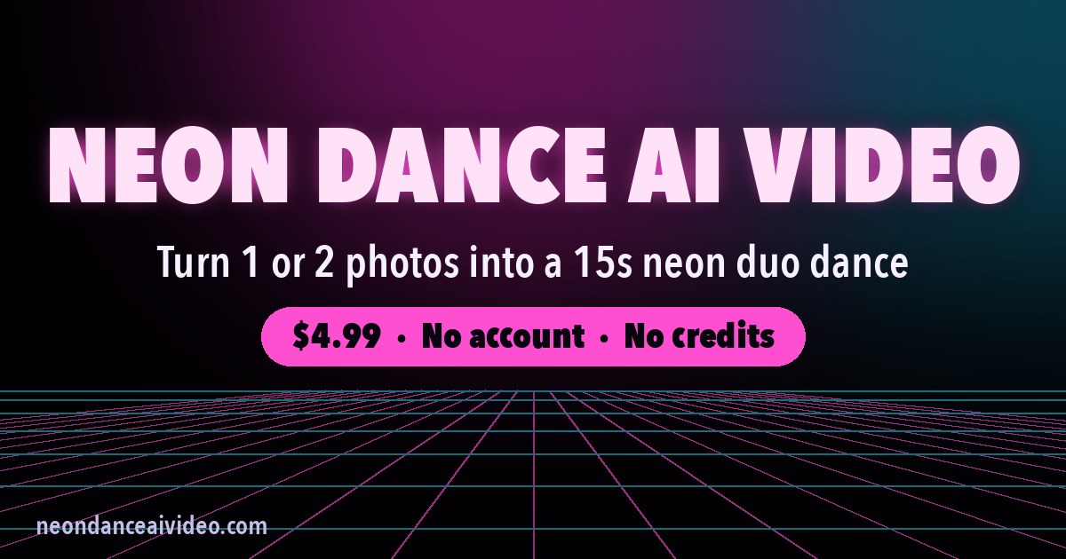 Neon Dance AI Video screenshot